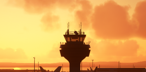 塔台和夜景-4634 