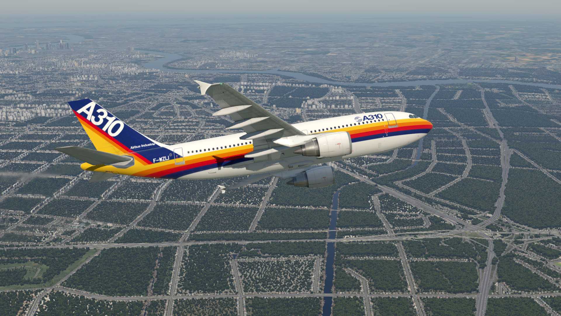 空客原厂A310，上海虹桥-台北桃园-6330 
