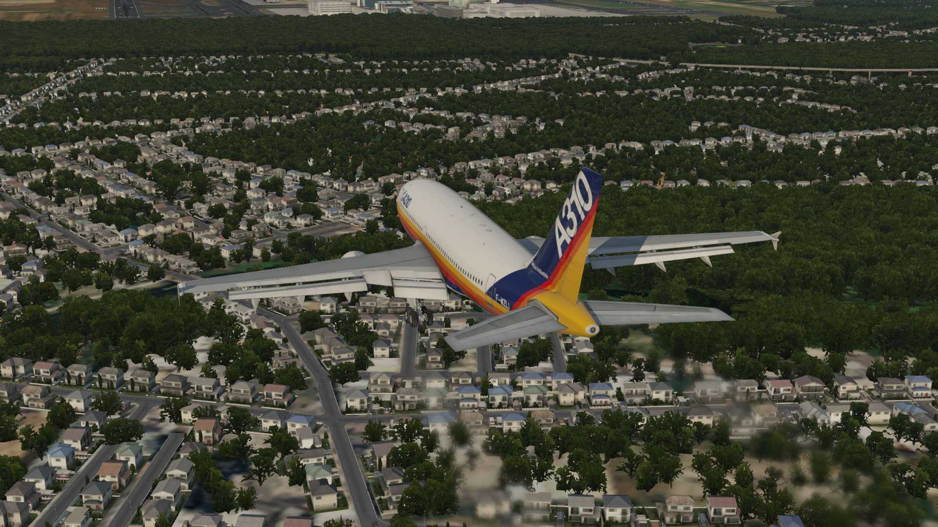 空客原厂A310，上海虹桥-台北桃园-3215 