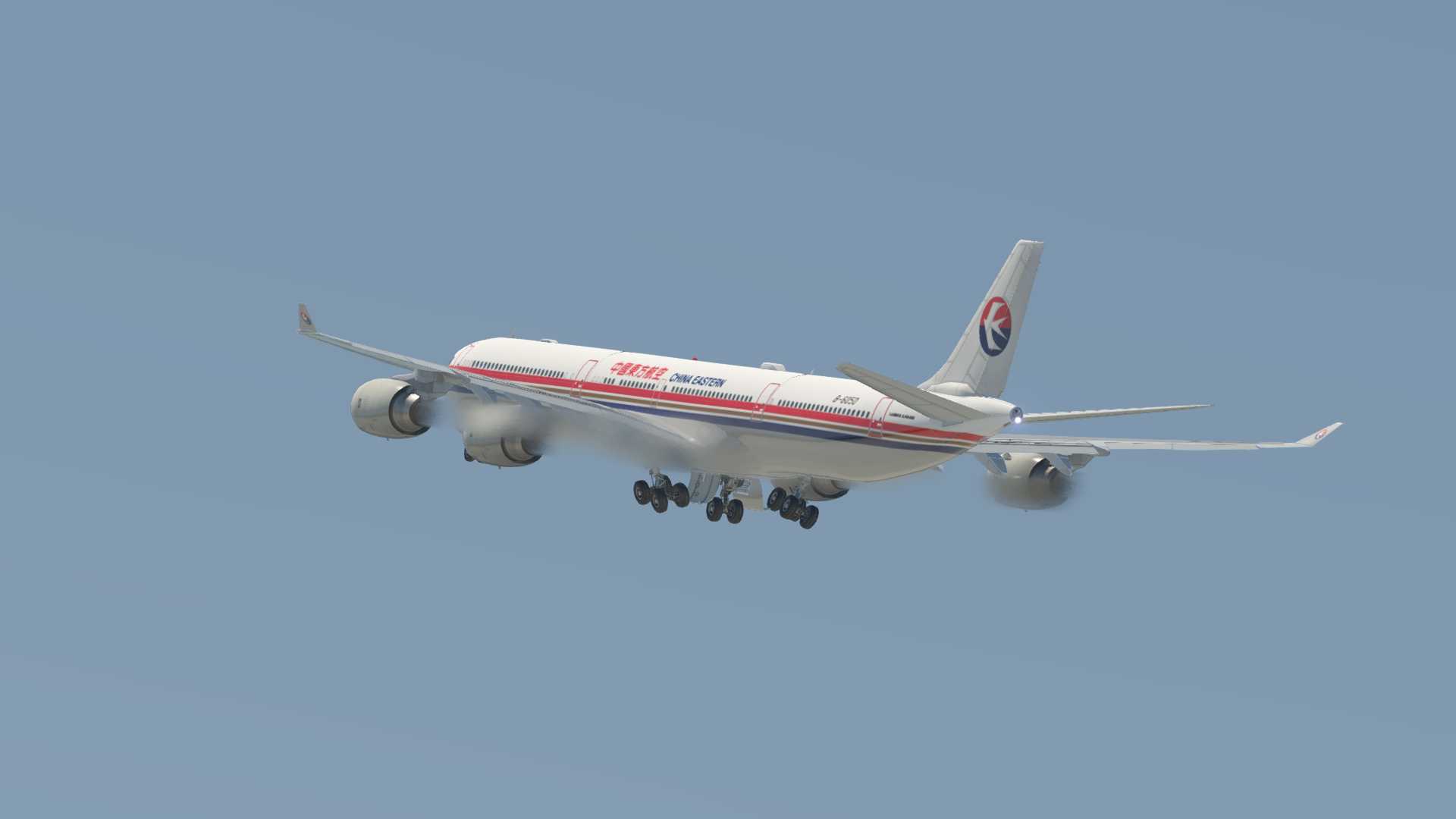 东航A340-600，上海虹桥-乌兰巴托-1112 