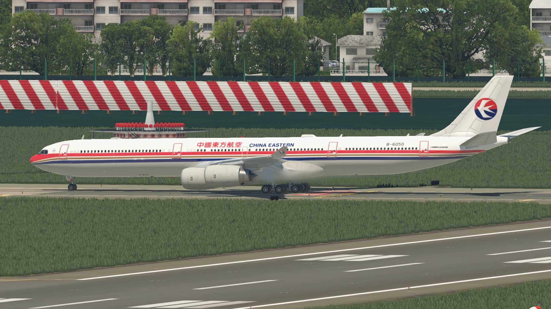 东航A340-600，上海虹桥-乌兰巴托-1935 