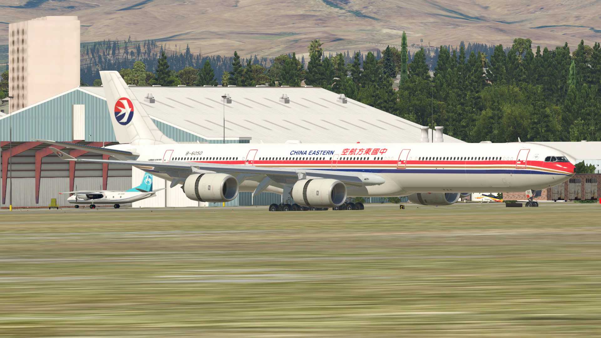 东航A340-600，上海虹桥-乌兰巴托-4238 