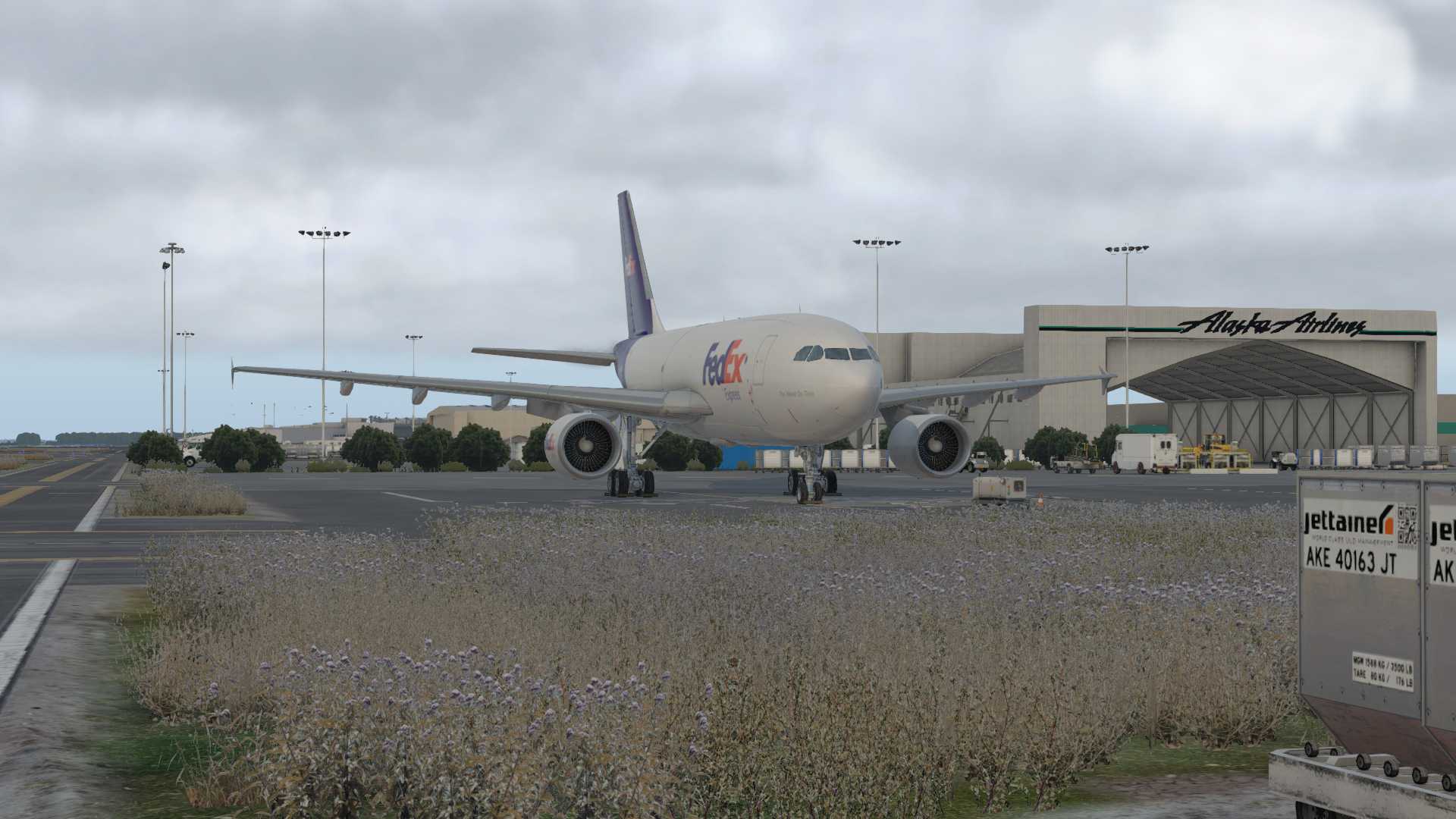 FedEx A310F，安克雷奇离场-4971 