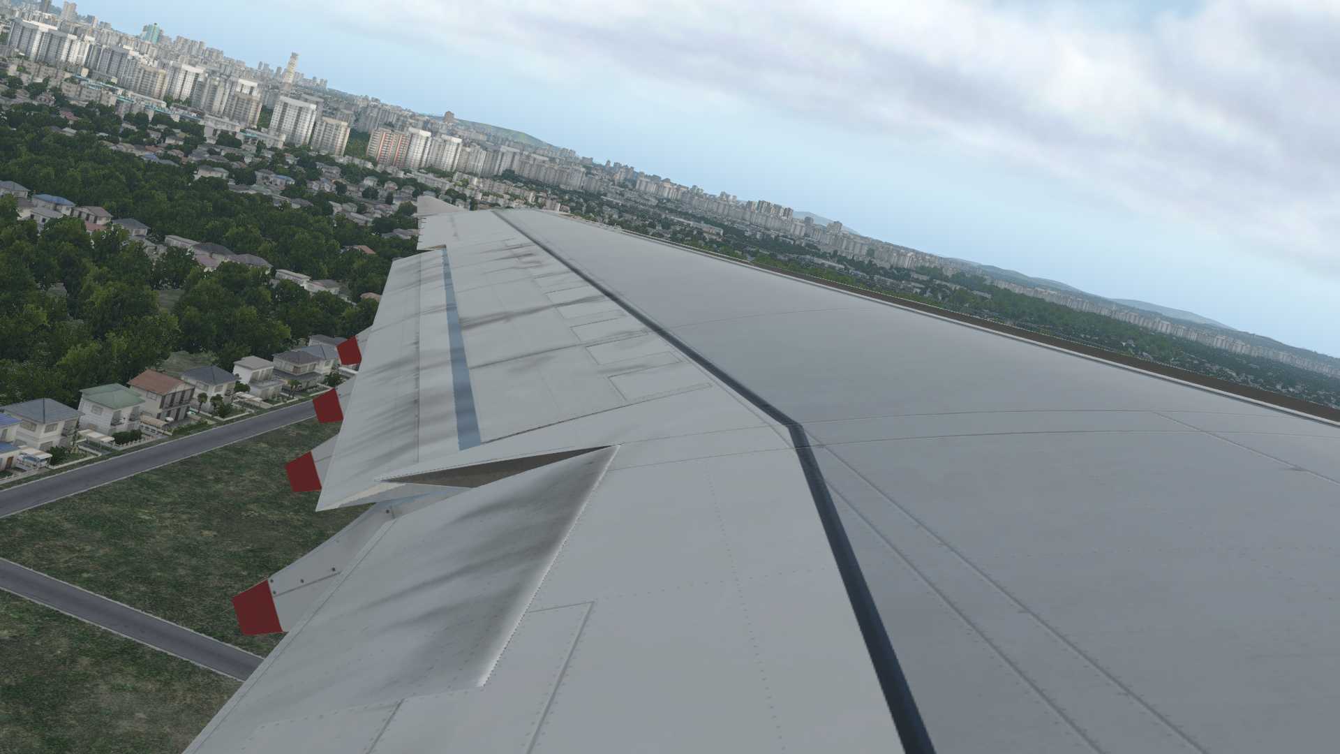 华航A300台北离场-9296 