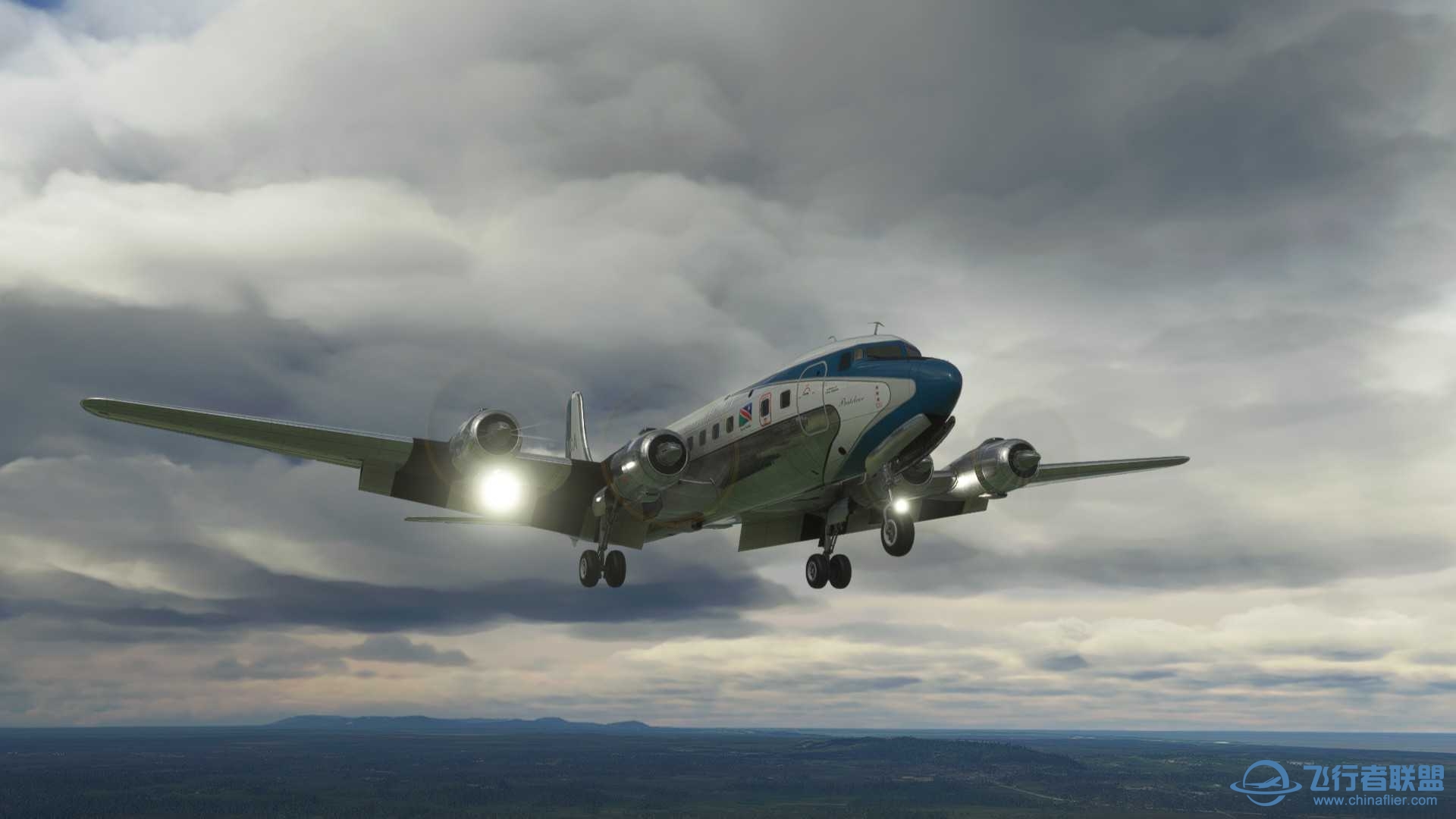 【冷门原创教程】PMDG DC-6中文带飞教程-7391 