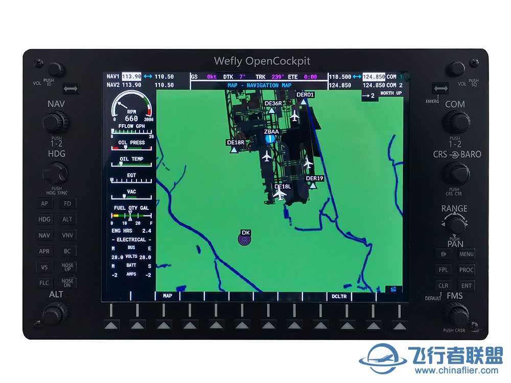 Wefly OpenCockpit G1000 综合航电训练器发布！-8580 