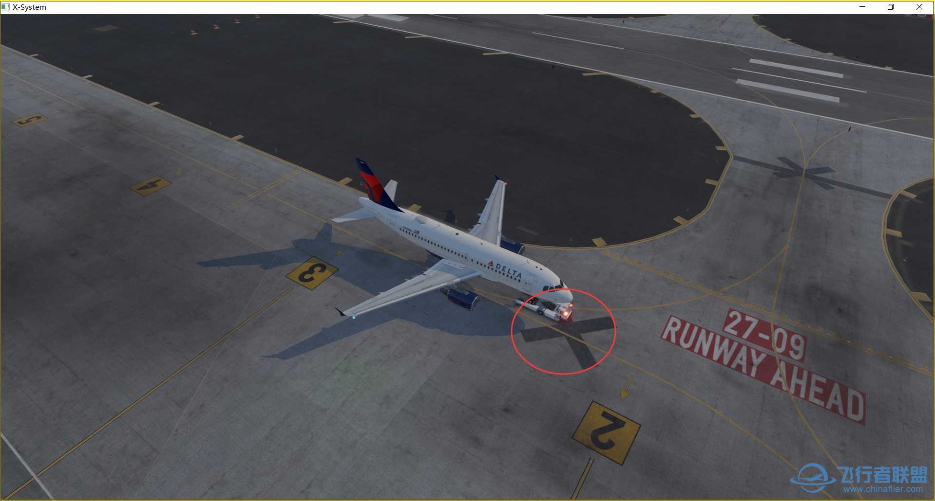 这个滑行道上的叉叉是啥意思-7767 