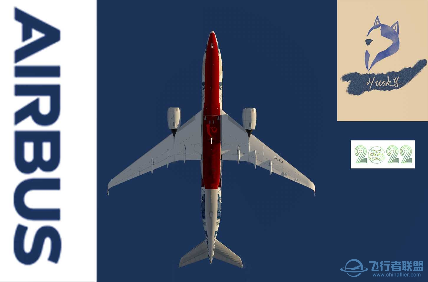 A350-900XWB !!2022新年涂装～（自制）－QWQ－祝大家新年快乐！-5067 