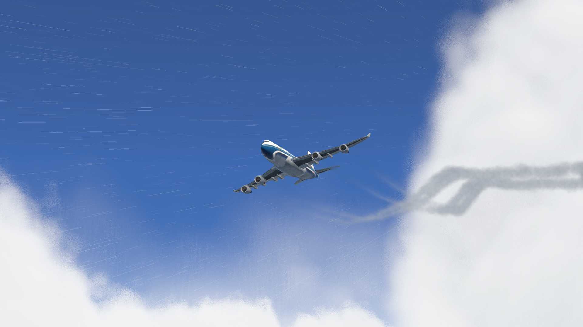 [X-Plane] 阴雨之上，亦是晴空-3400 