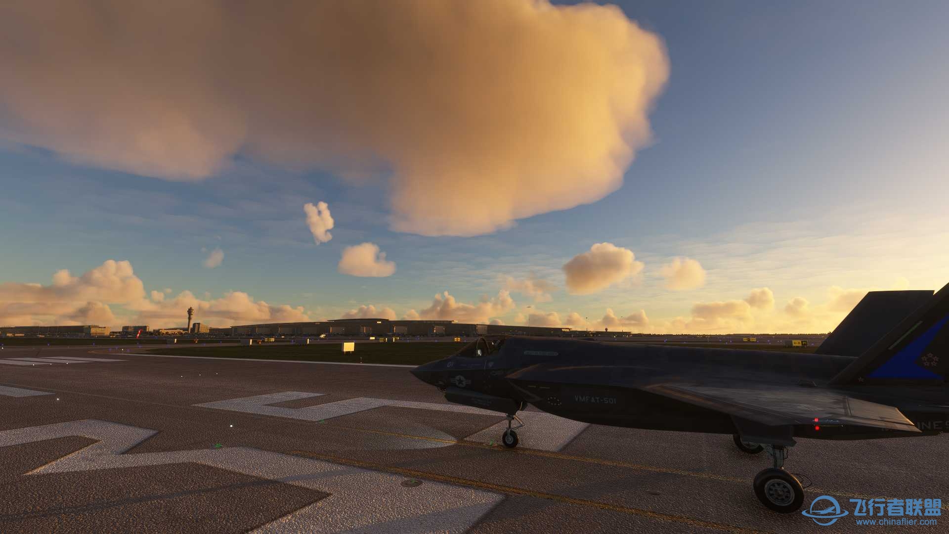 又更新了 晚霞下的F-35B-9726 