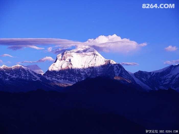 连载210道拉吉里峰-航拍喜马拉雅-1187 