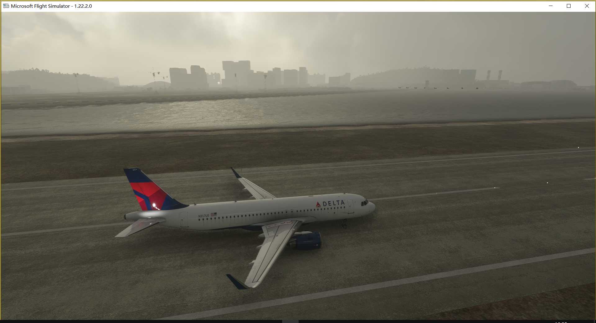 landing in rain 雨天降落-9343 