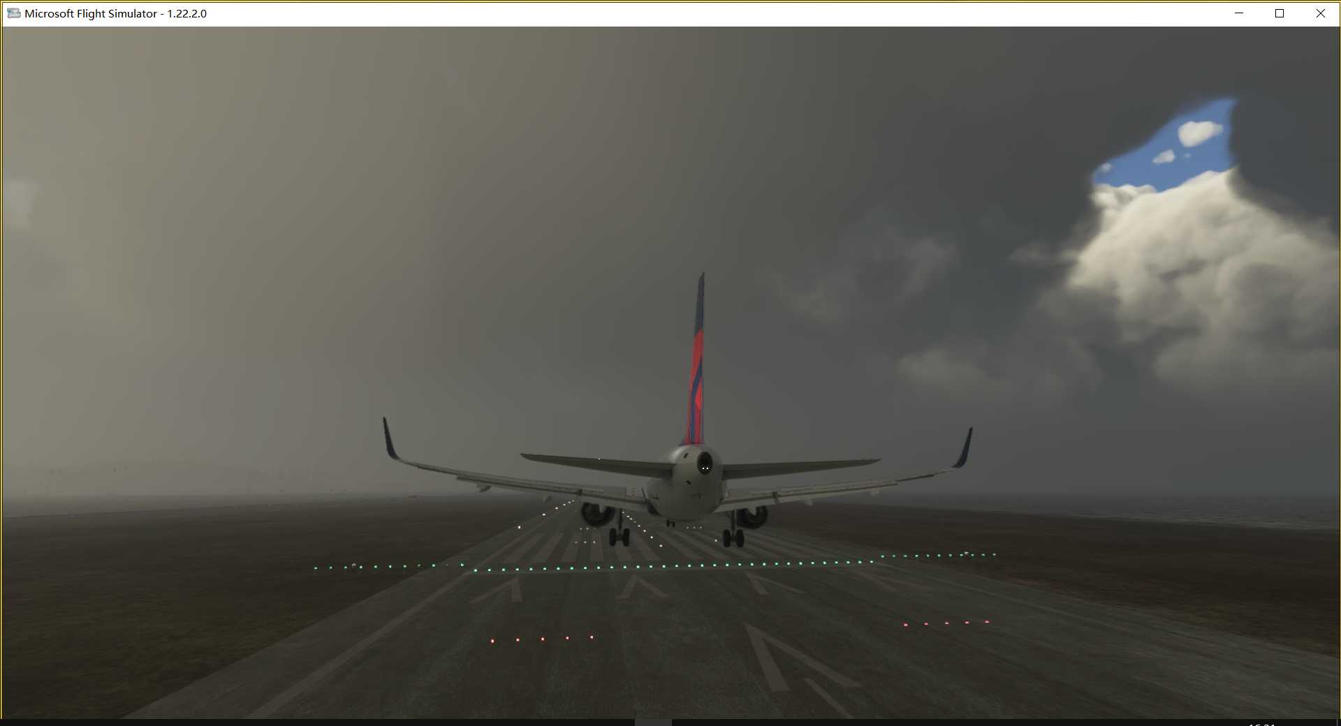 landing in rain 雨天降落-7475 