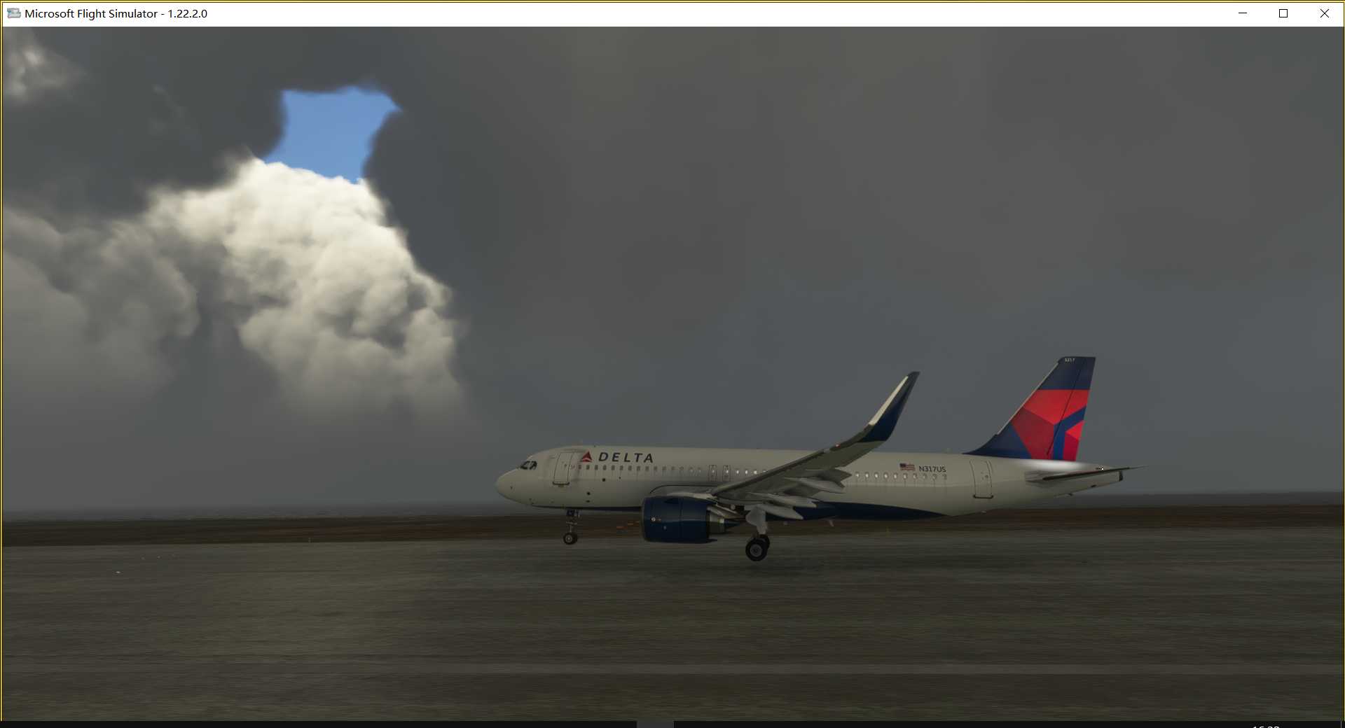 landing in rain 雨天降落-7022 
