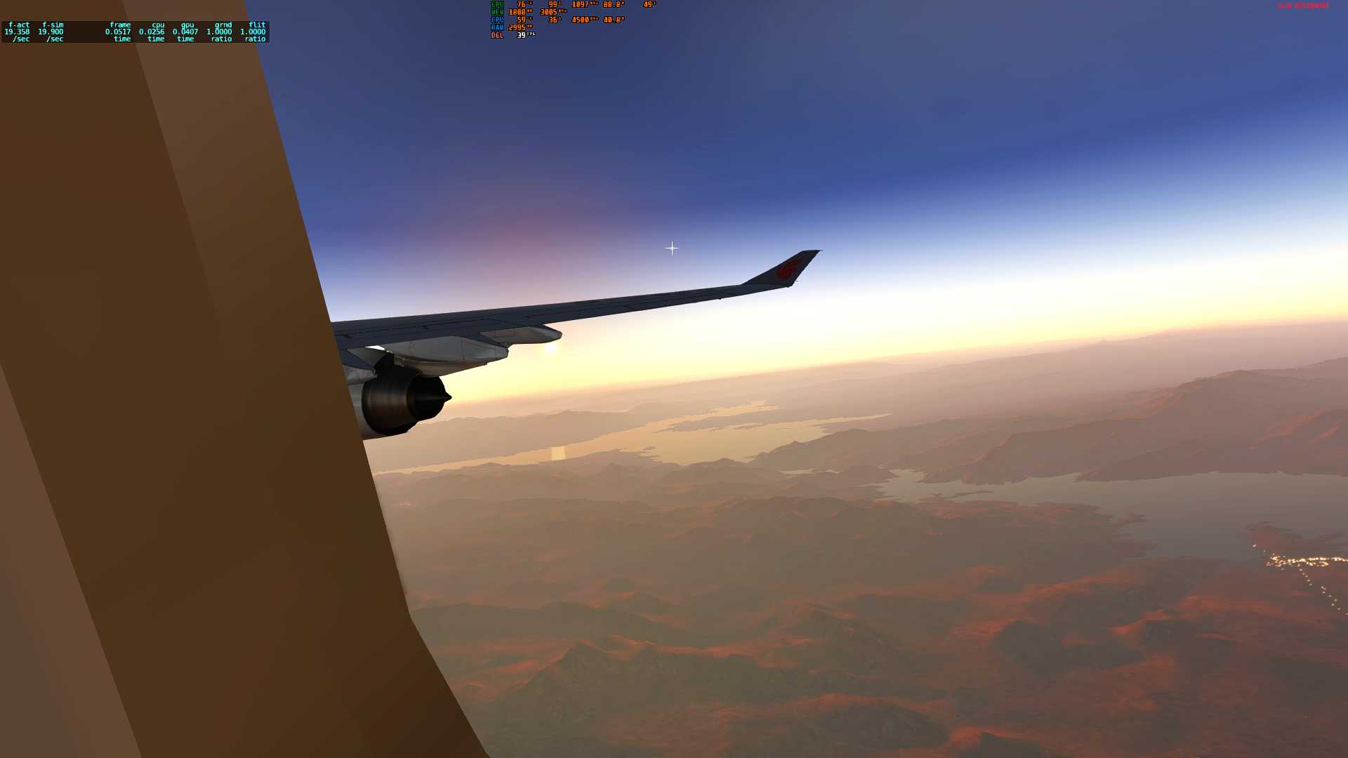 迎着日出，冲向天空——KLAS-KSFO（多图）-7480 