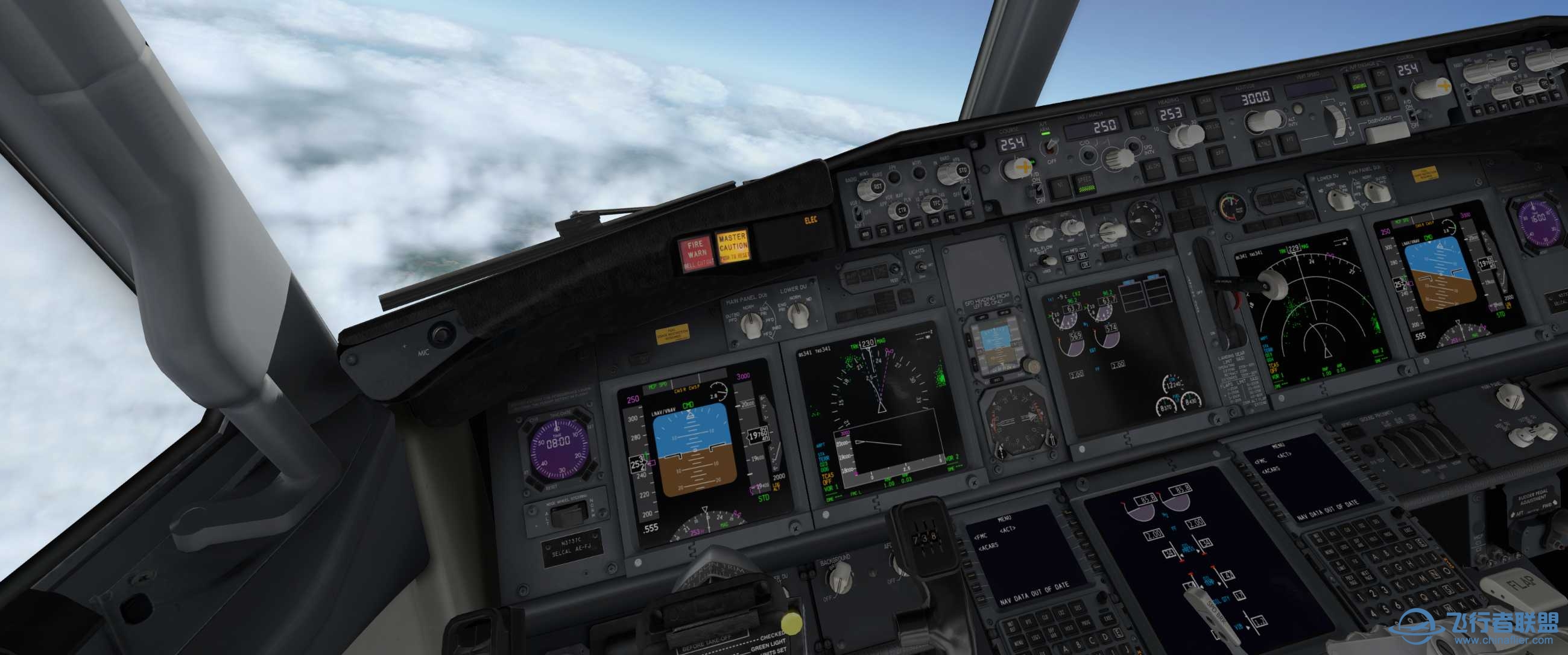 这得挂个“Pan Pan Pan”还有问个737的PFD的问题-8740 