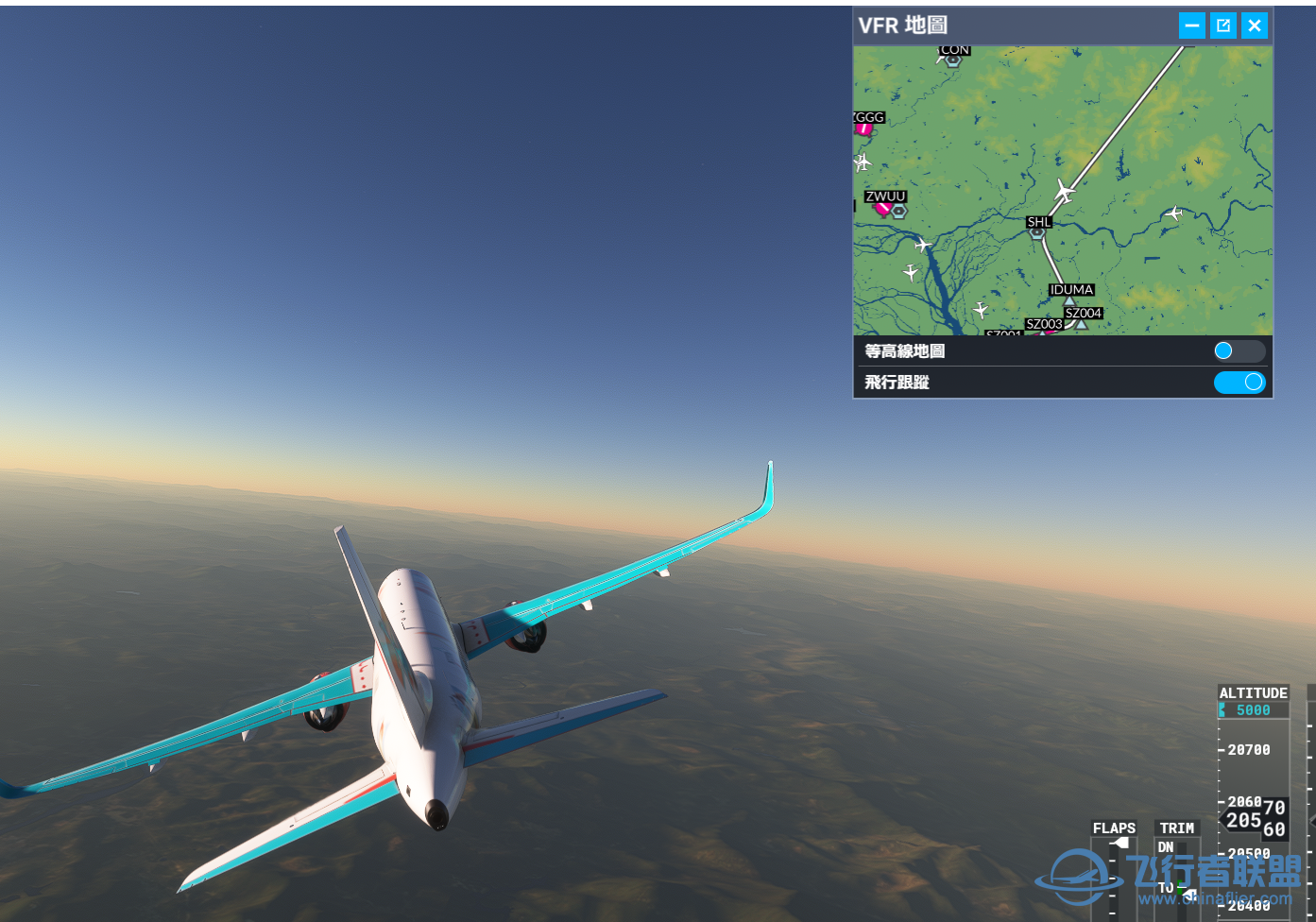A32NX 插件机不按航线飞行-9007 