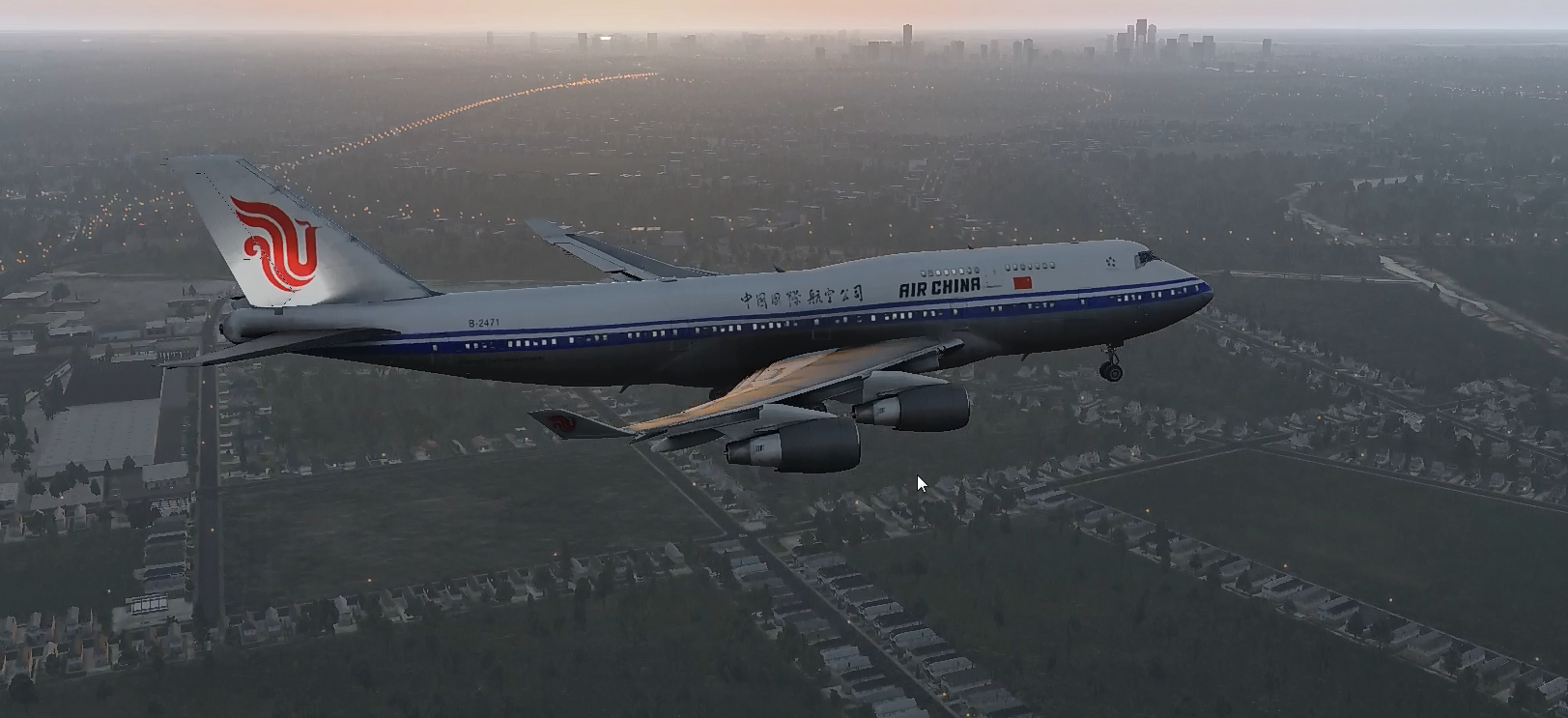 波音747国航涂装-8465 