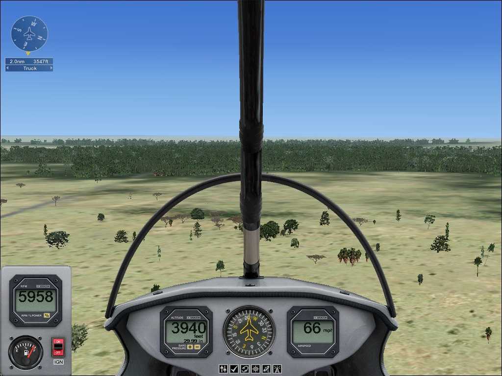 FSX飞行任务：野生动物园巡逻-7021 