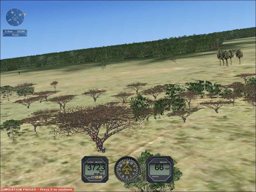 FSX飞行任务：野生动物园巡逻-3102 