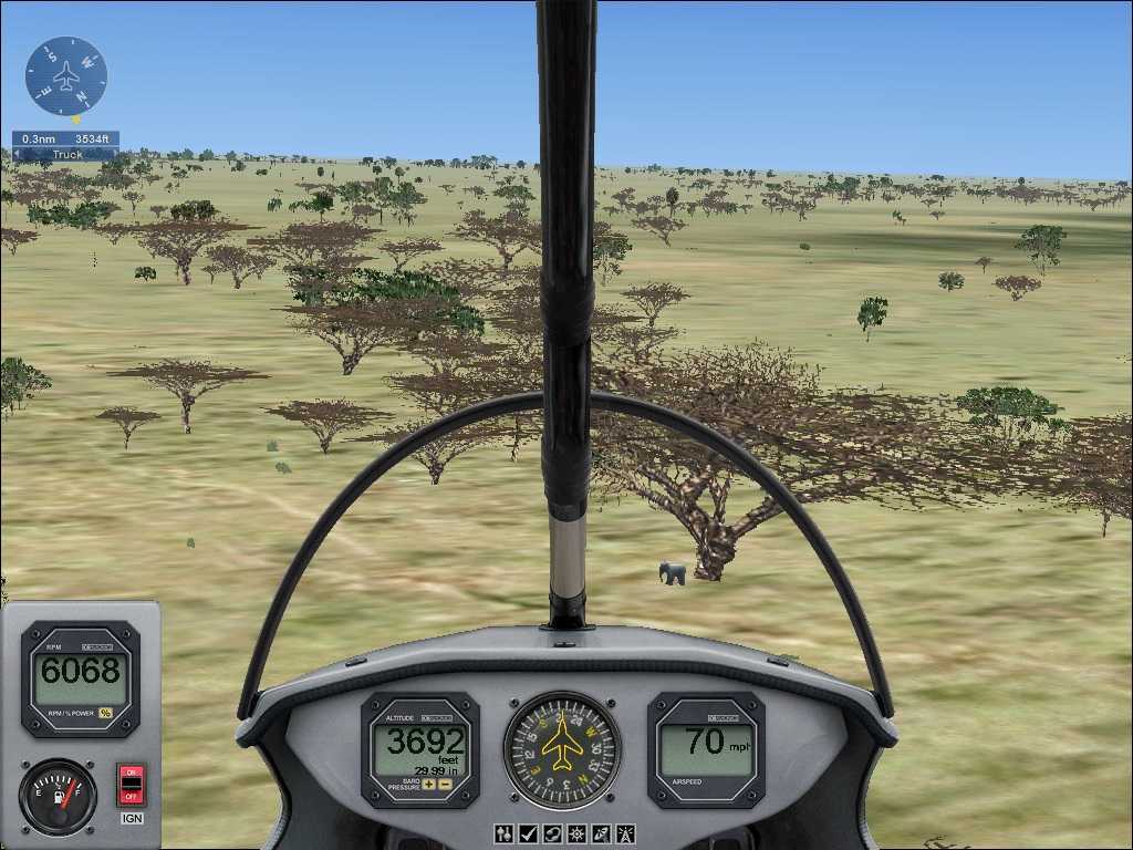 FSX飞行任务：野生动物园巡逻-7159 