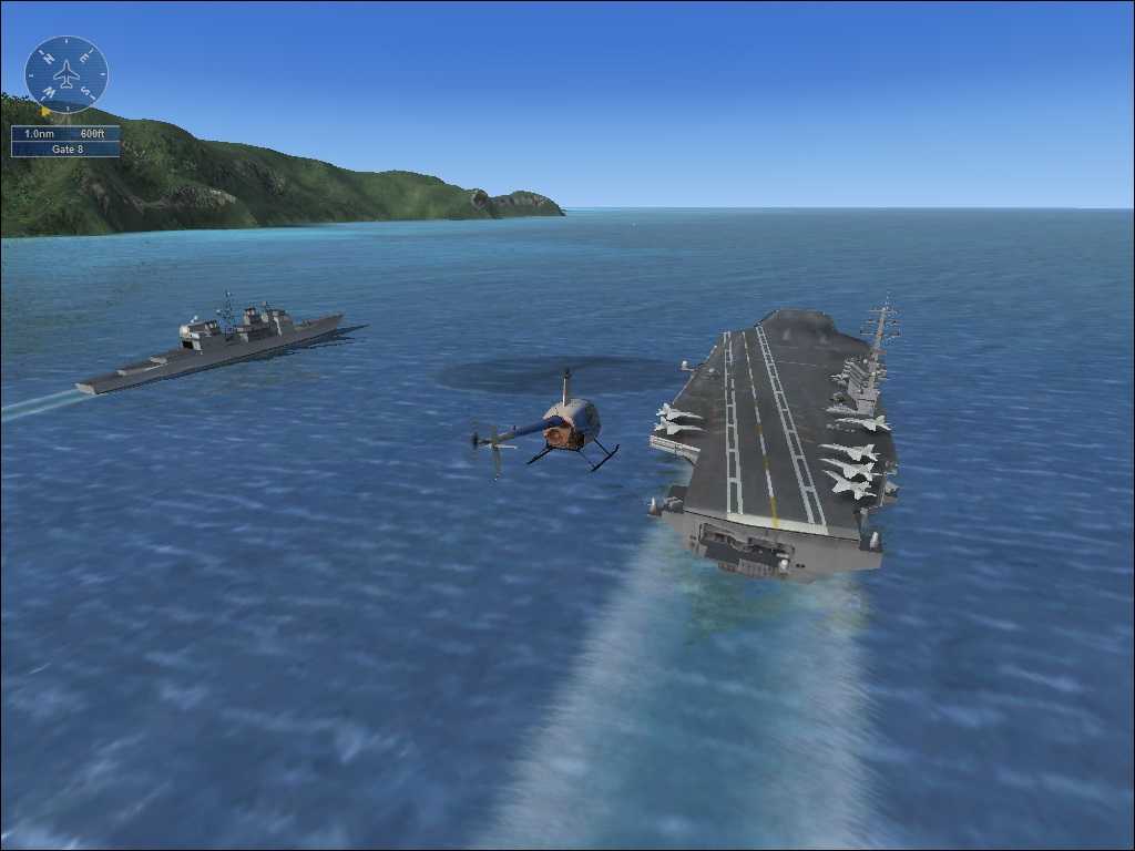 FSX中的航母编队-1832 
