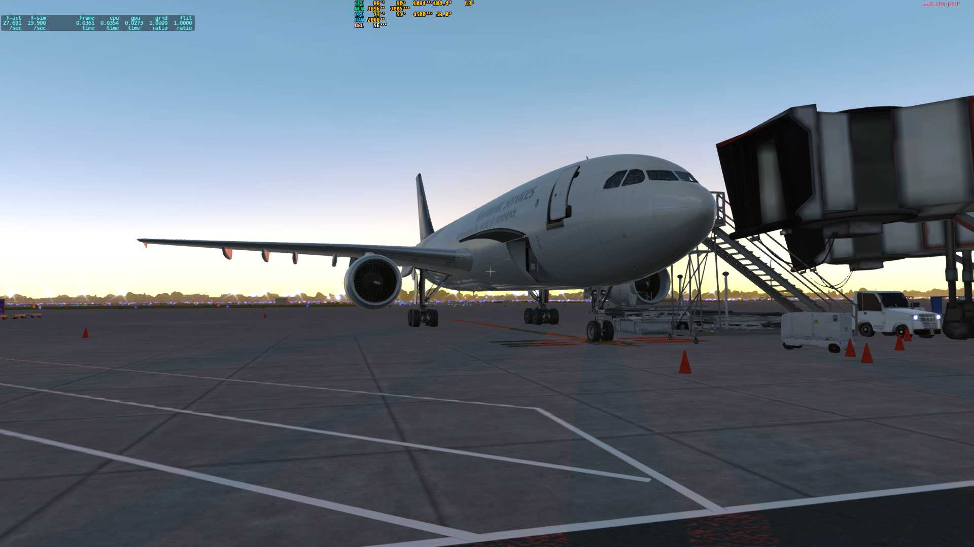 UPS A300降落浦东-6054 