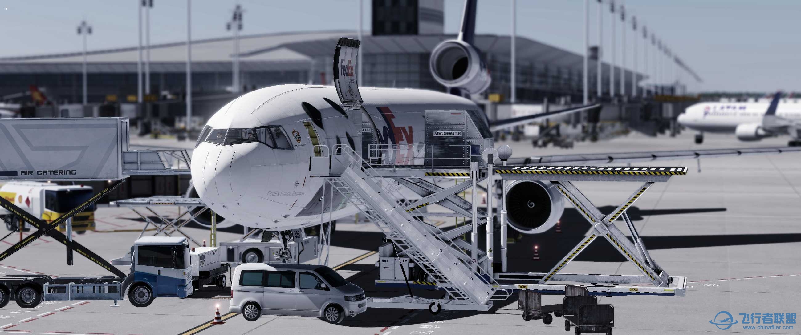 顶级画质下的XPLANE11，显卡在燃烧，电脑要爆炸！-3220 