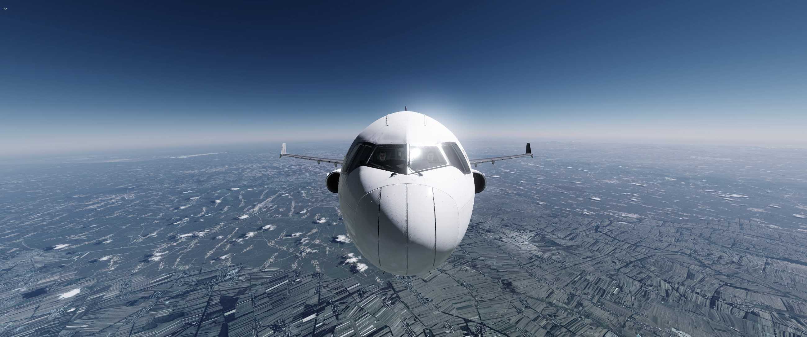 顶级画质下的XPLANE11，显卡在燃烧，电脑要爆炸！-9527 