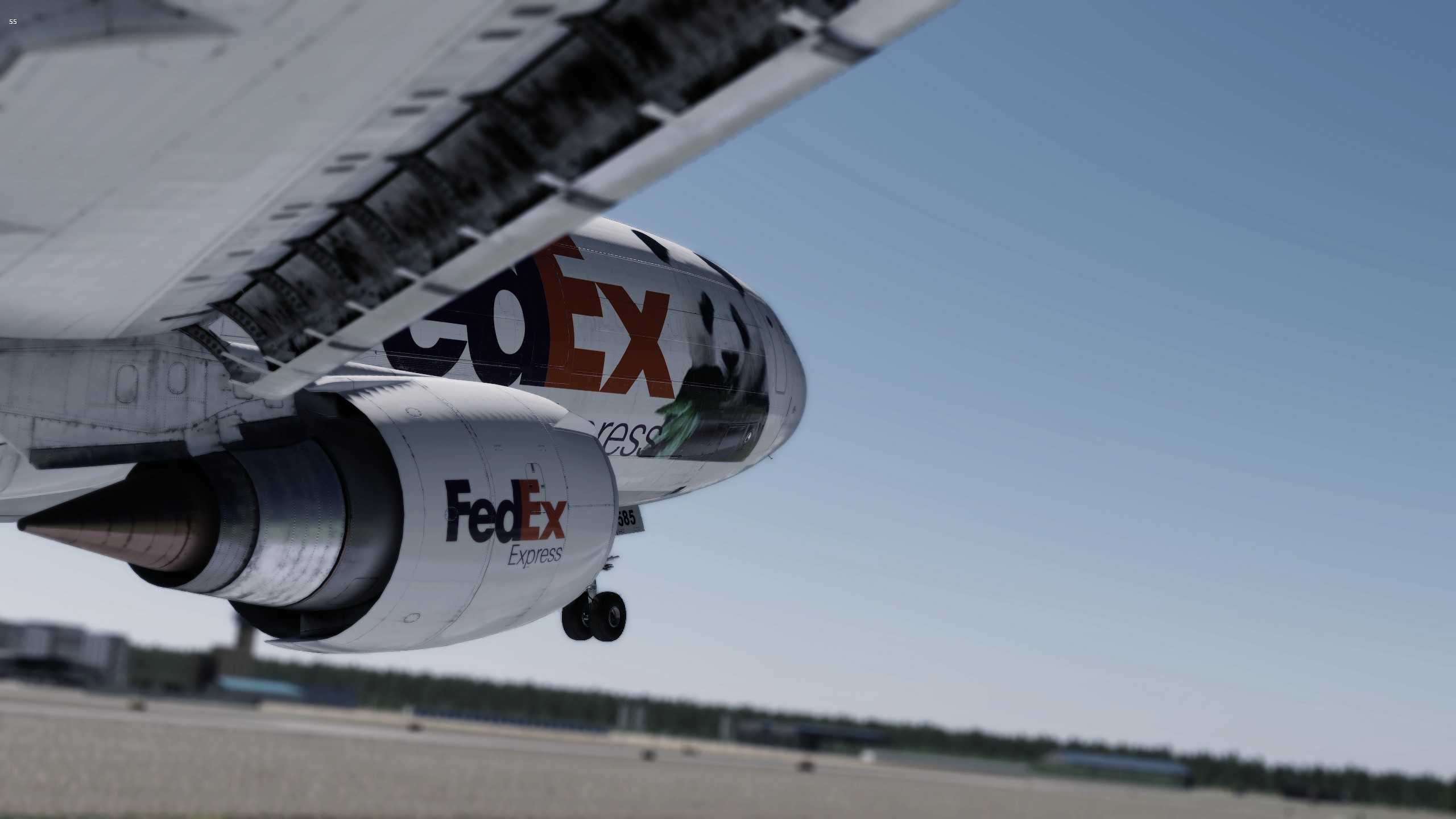 顶级画质下的XPLANE11，显卡在燃烧，电脑要爆炸！-8384 