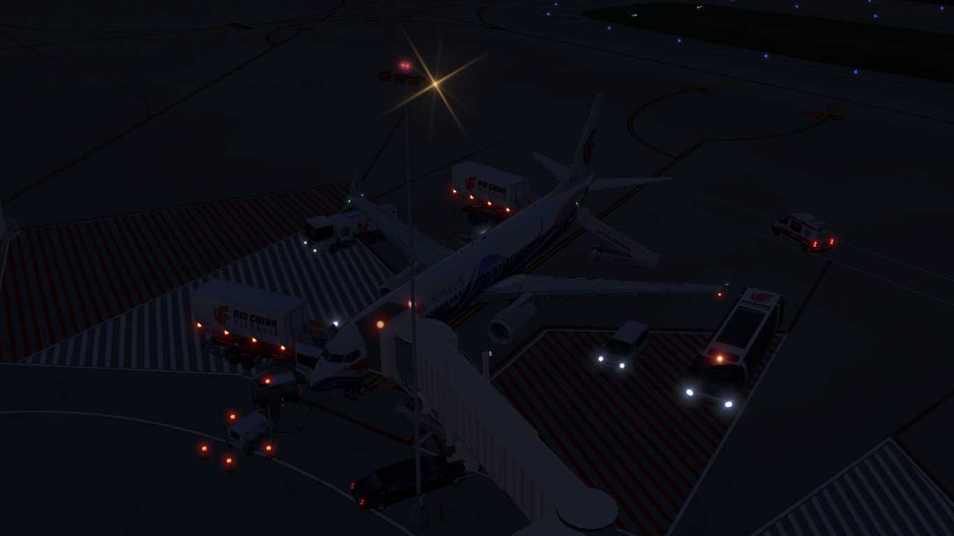 【X-Plane 11】北京首都国际机场黄昏降落-9000 