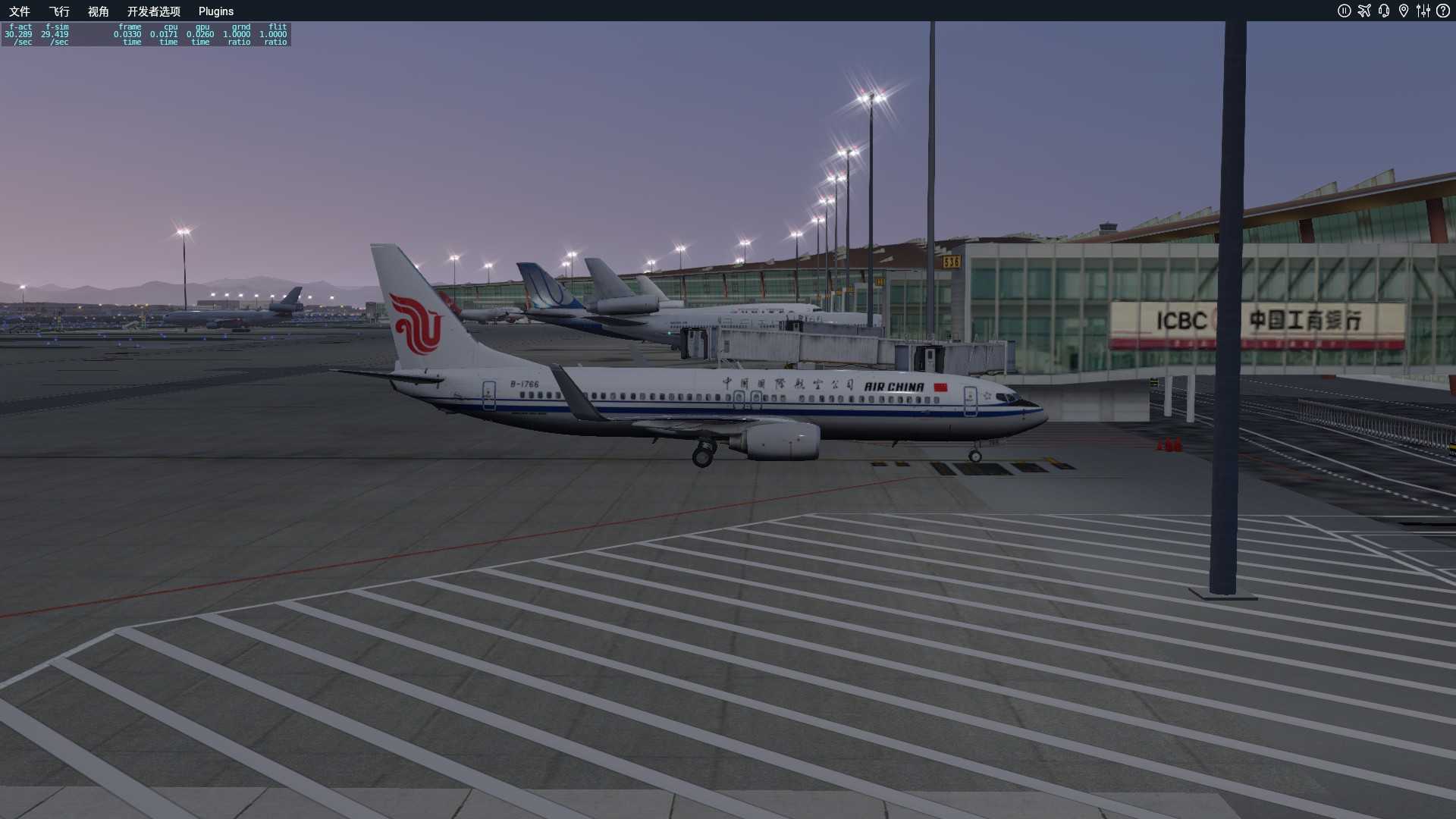 刚从P3D转到xplane来，感觉挺好的-9667 
