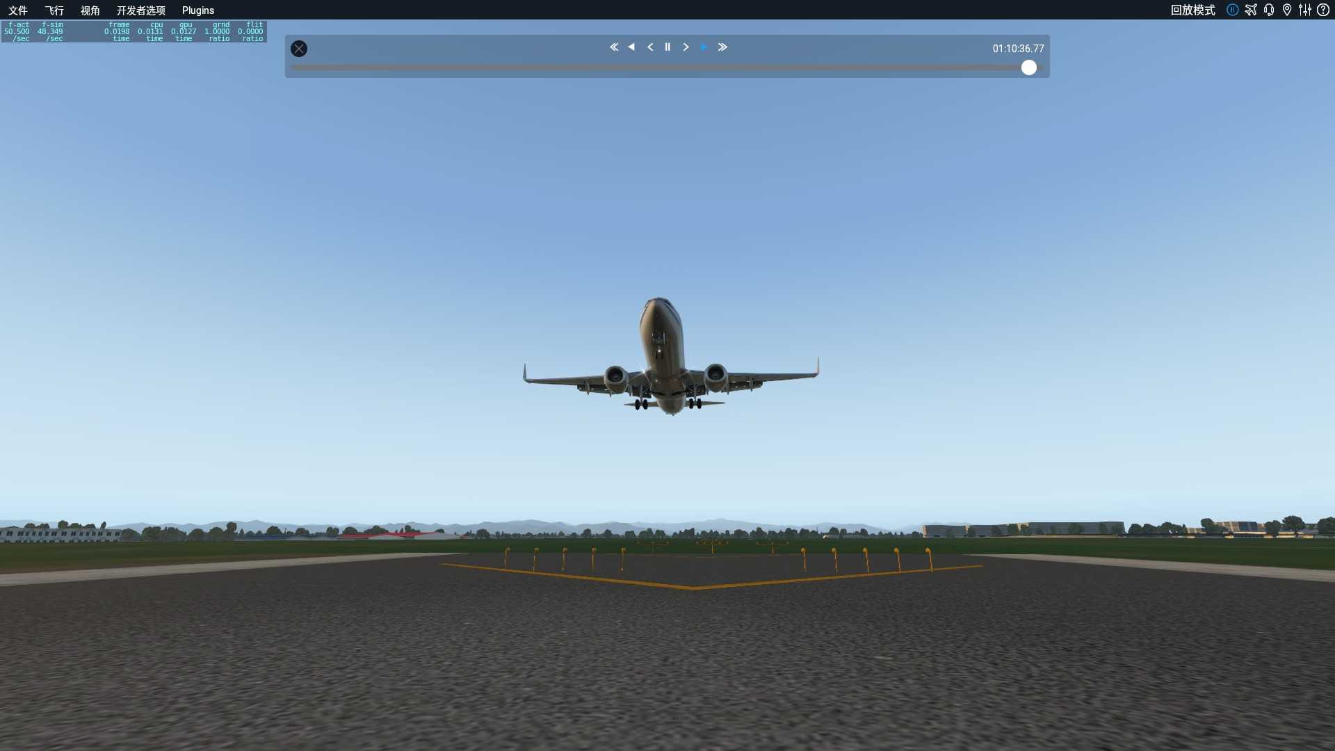 刚从P3D转到xplane来，感觉挺好的-9720 