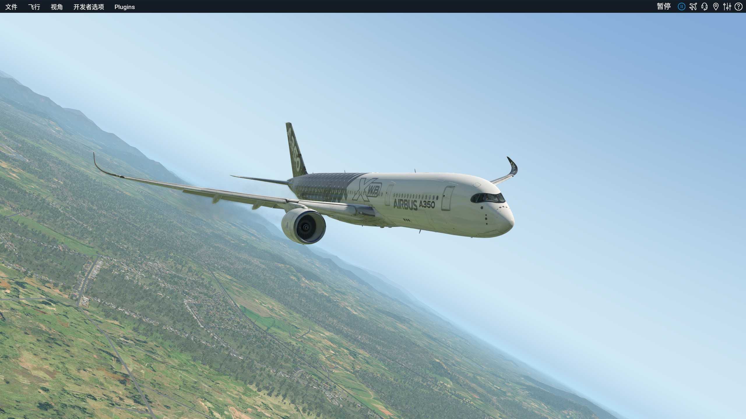 第一次玩xplane11兄弟们看看这图拍的行不行-3029 