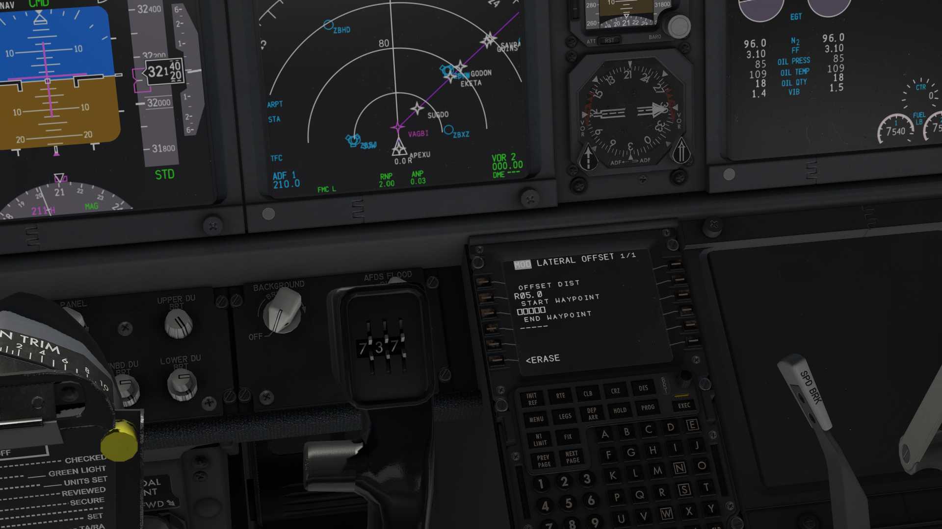 zibo/level up737无法执行偏置-8566 