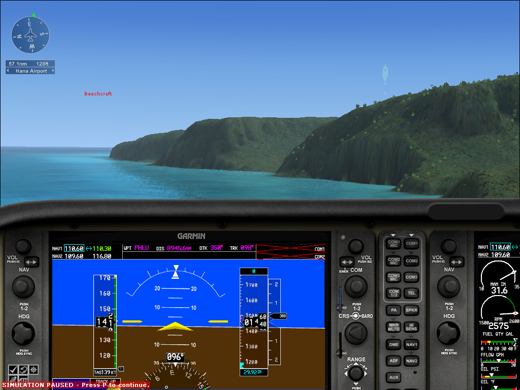 FSX飞行任务之夏威夷风光之旅-1481 