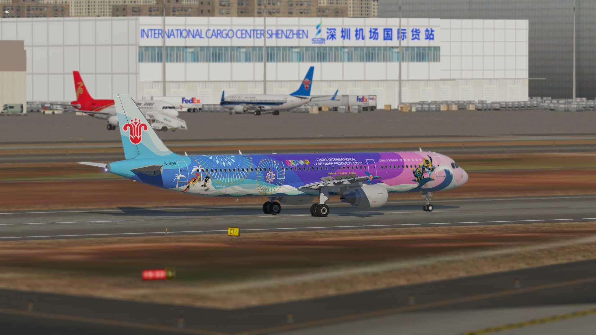 xplane11 KHN-SZX瞎飞-3726 