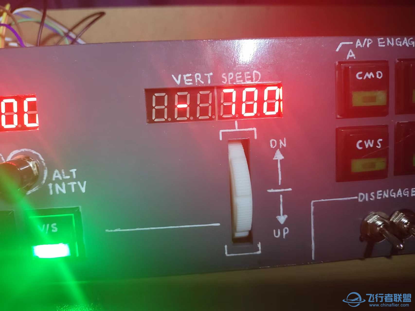 自制 低成本 737MCP面板。-562 