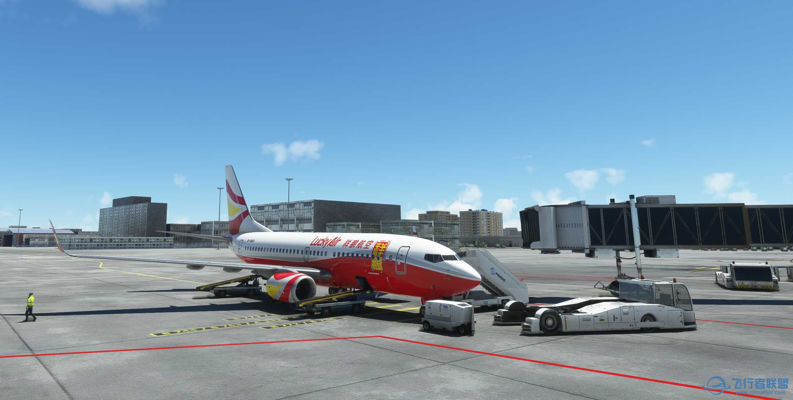 体验pmdg737-700快乐飞行-7074 