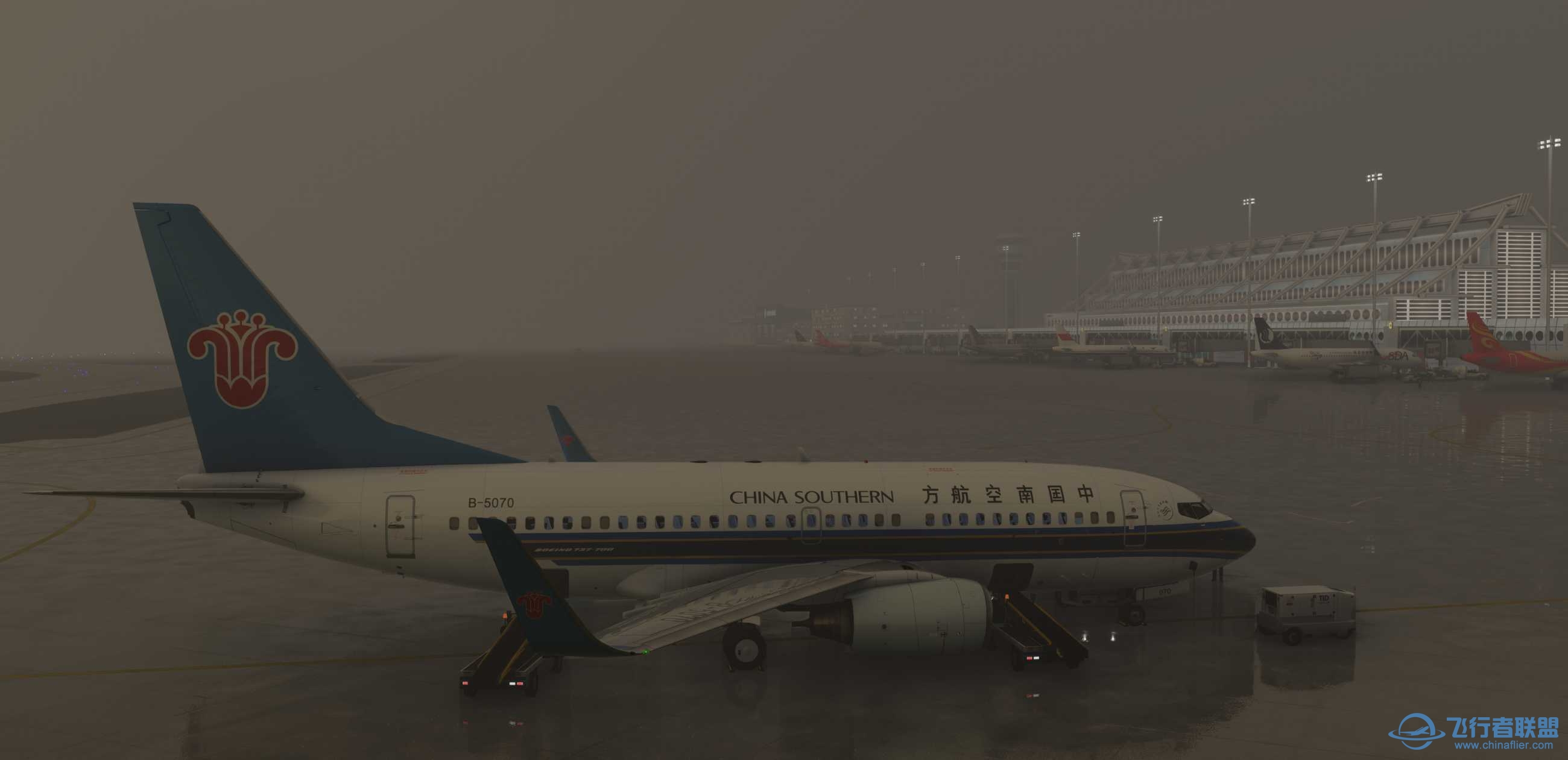 体验pmdg737-700快乐飞行-3947 