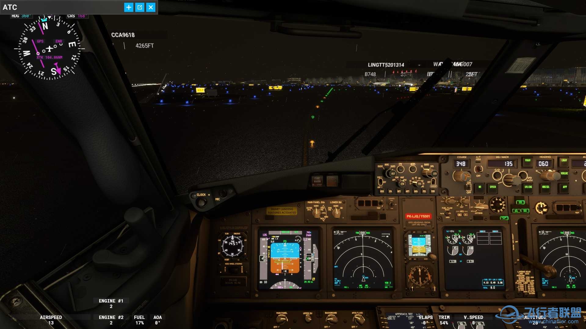 PMDG737来一波北京大兴到上海浦东-5154 