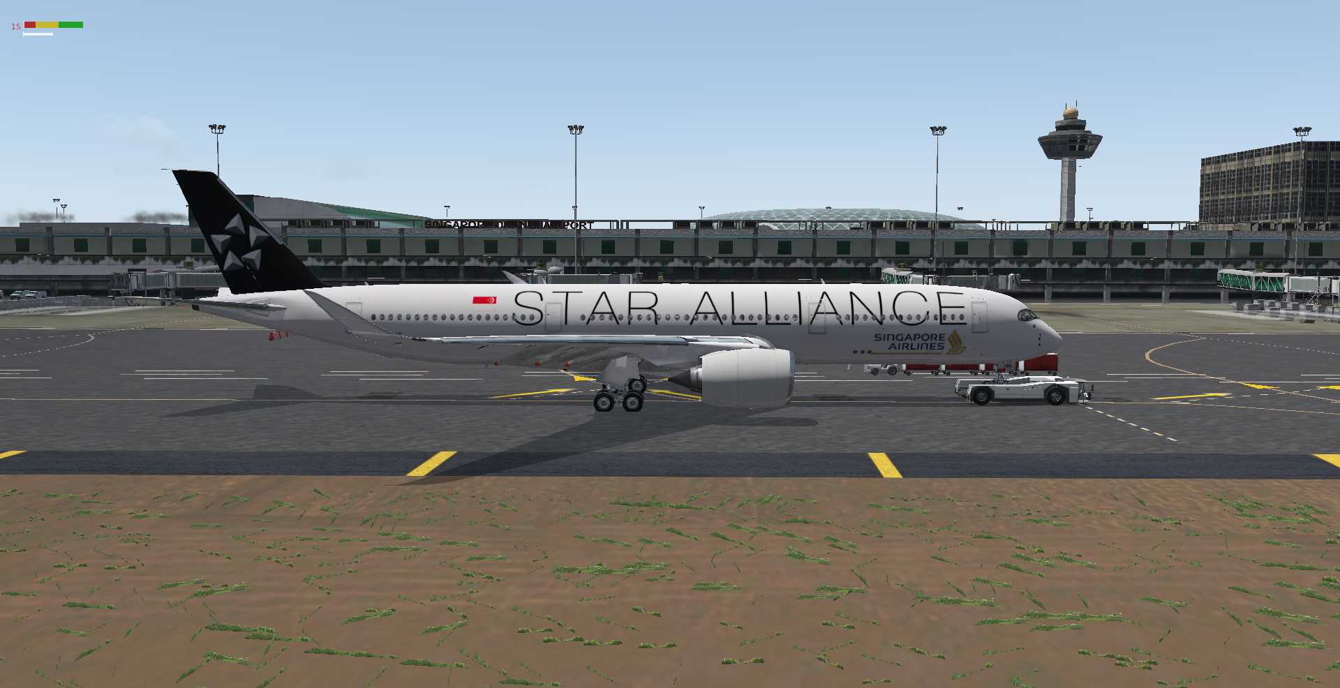 新加坡航空a350再次在wsss出現-5176 