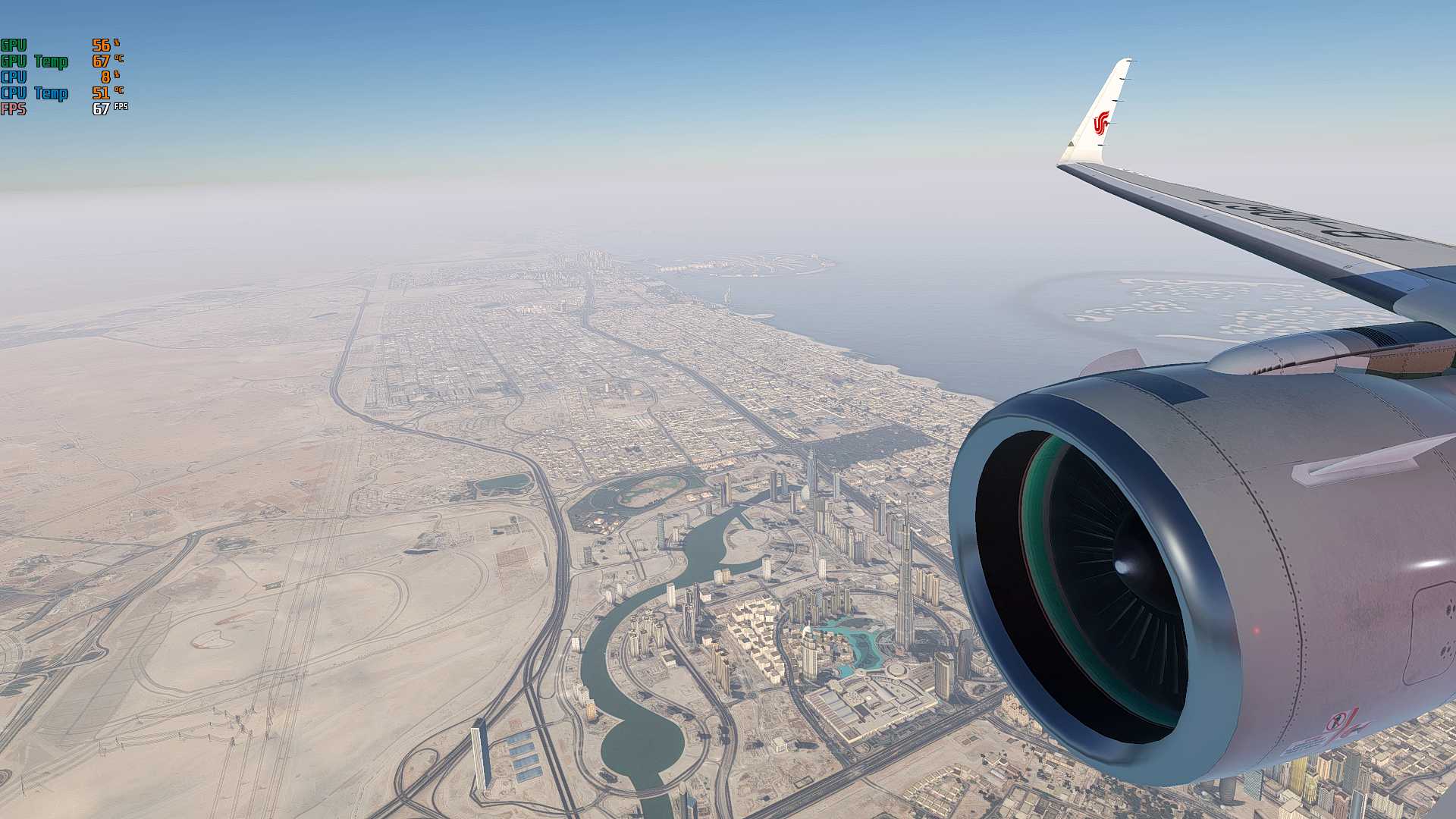 环球第十四站OEJN-OMDB（阿拉伯吉达-迪拜）-2222 