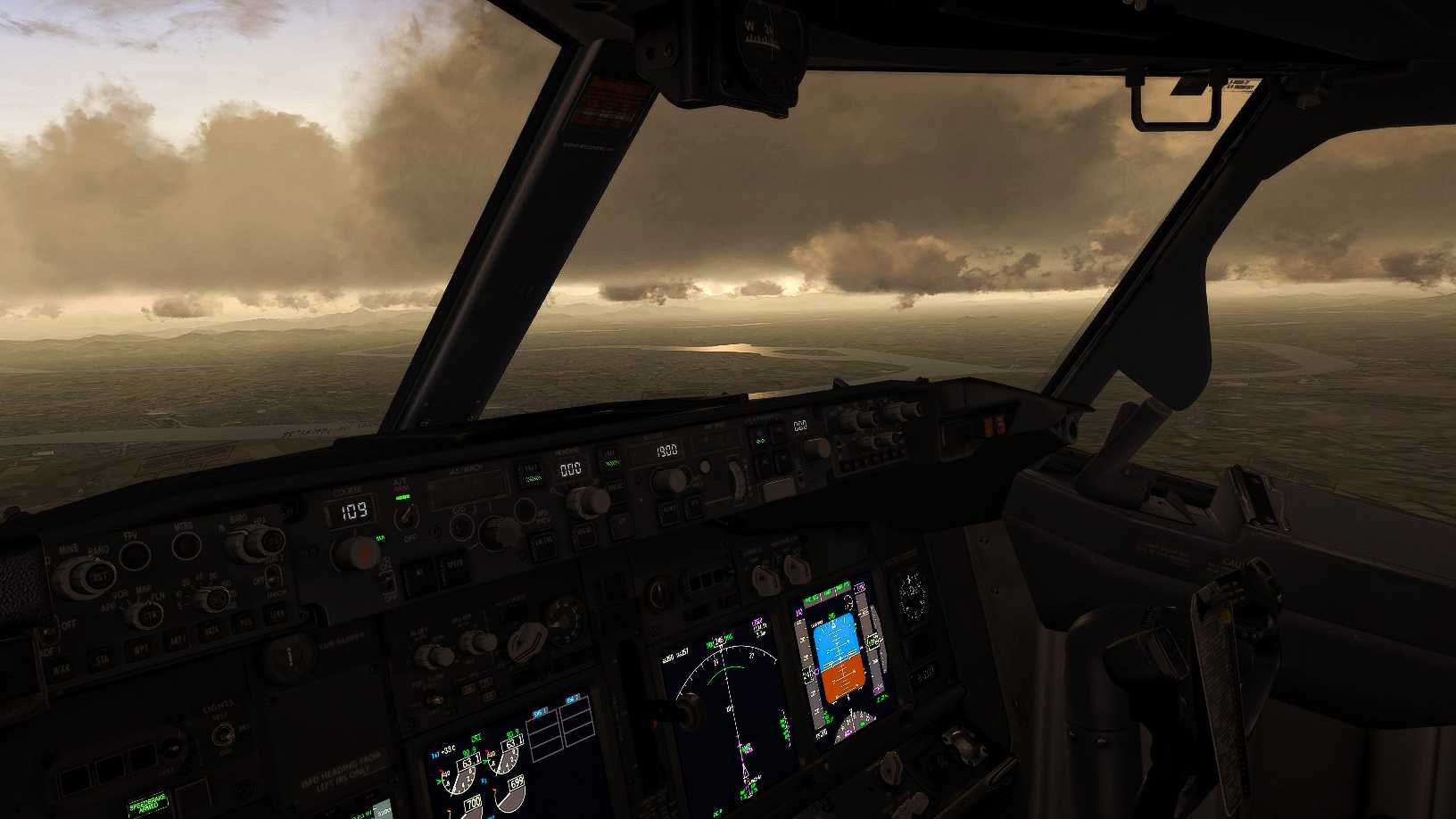 FSX 河内黄昏落地-9743 