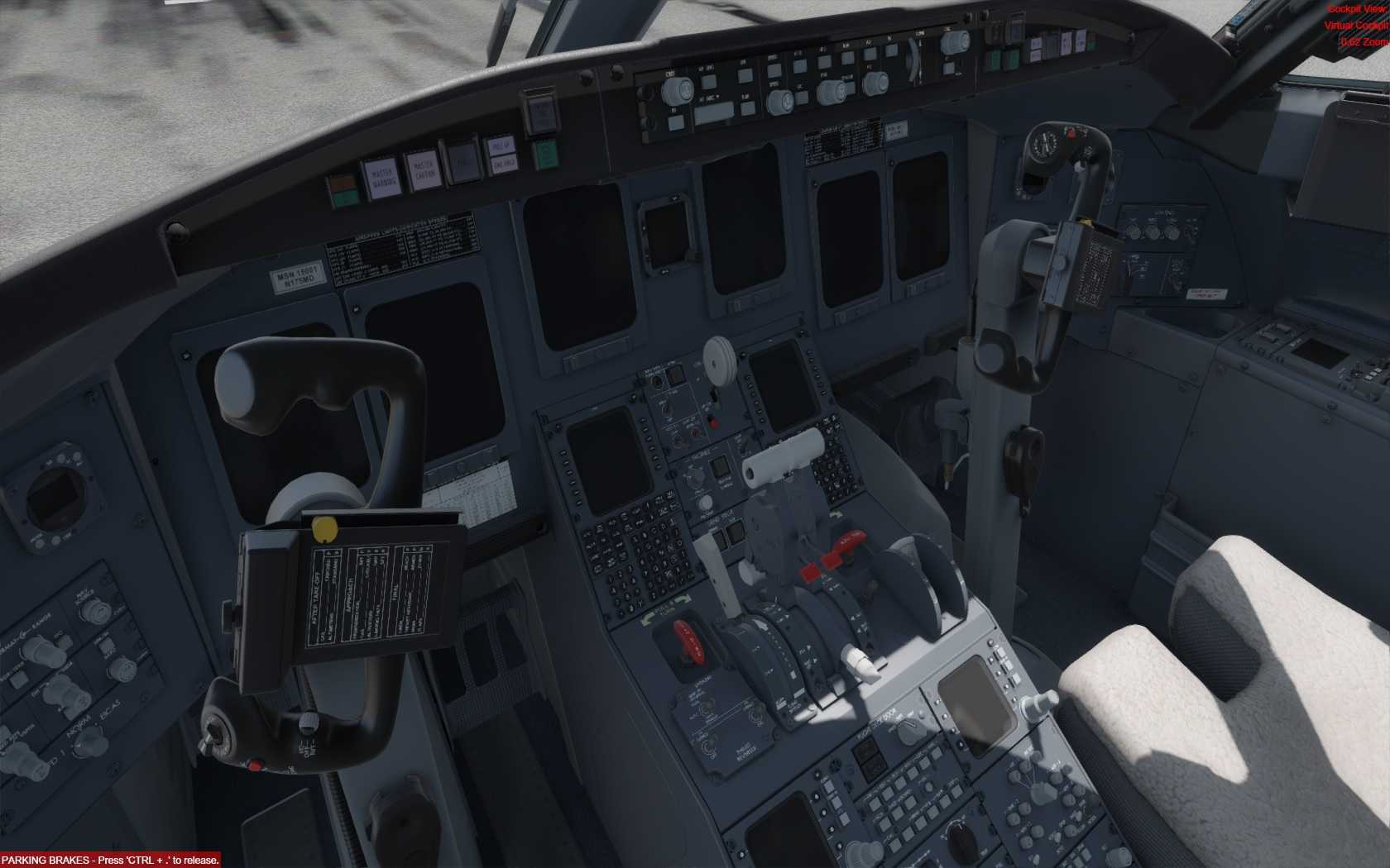 Aerosoft CRJ突然黑屏、驾驶盘左转到底？-7169 