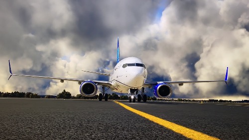 漂亮的飞机-8233 