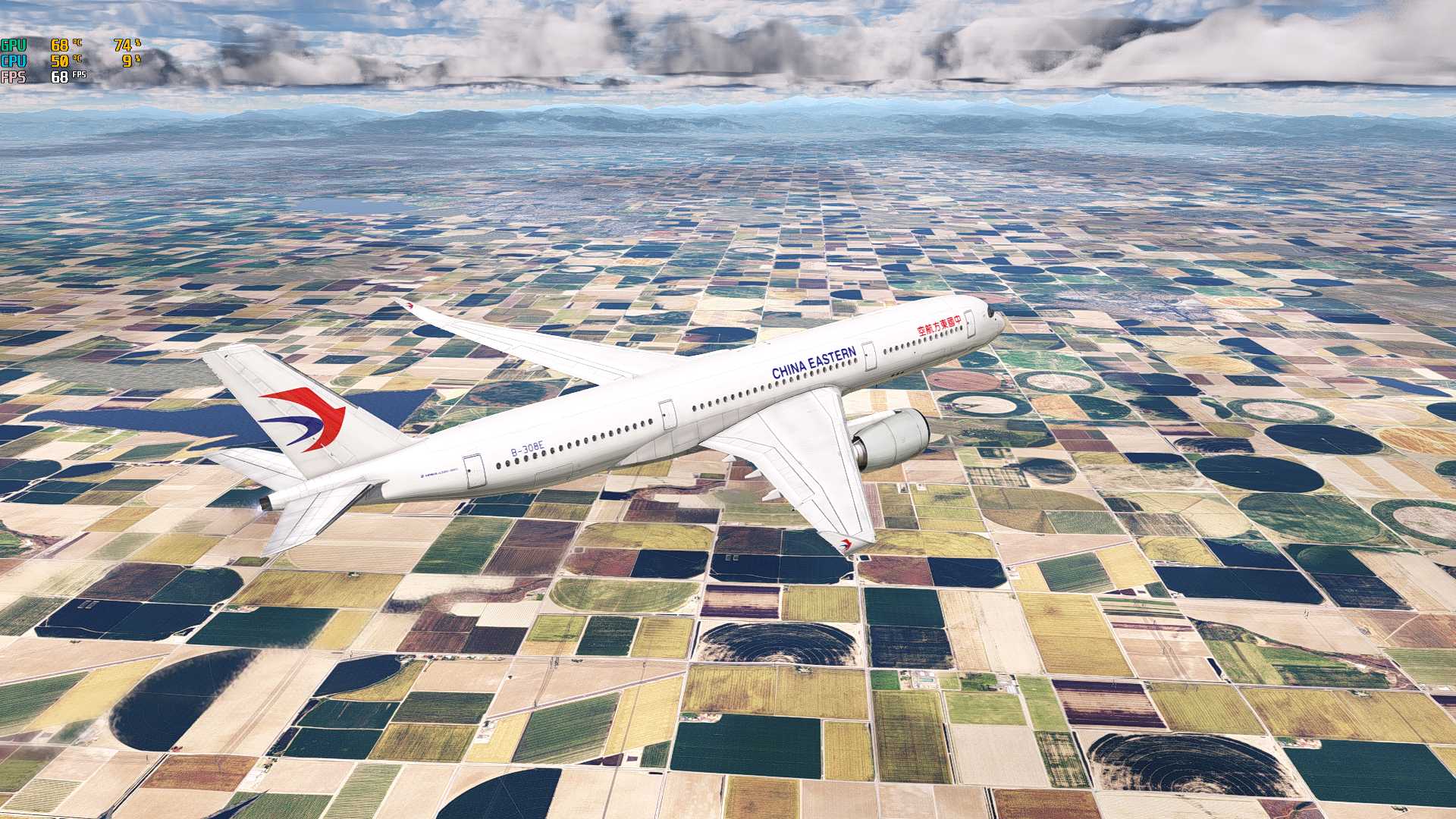 XP11美图KDEN-ZSPD(美国科拉多丹佛-上海浦东)-6532 