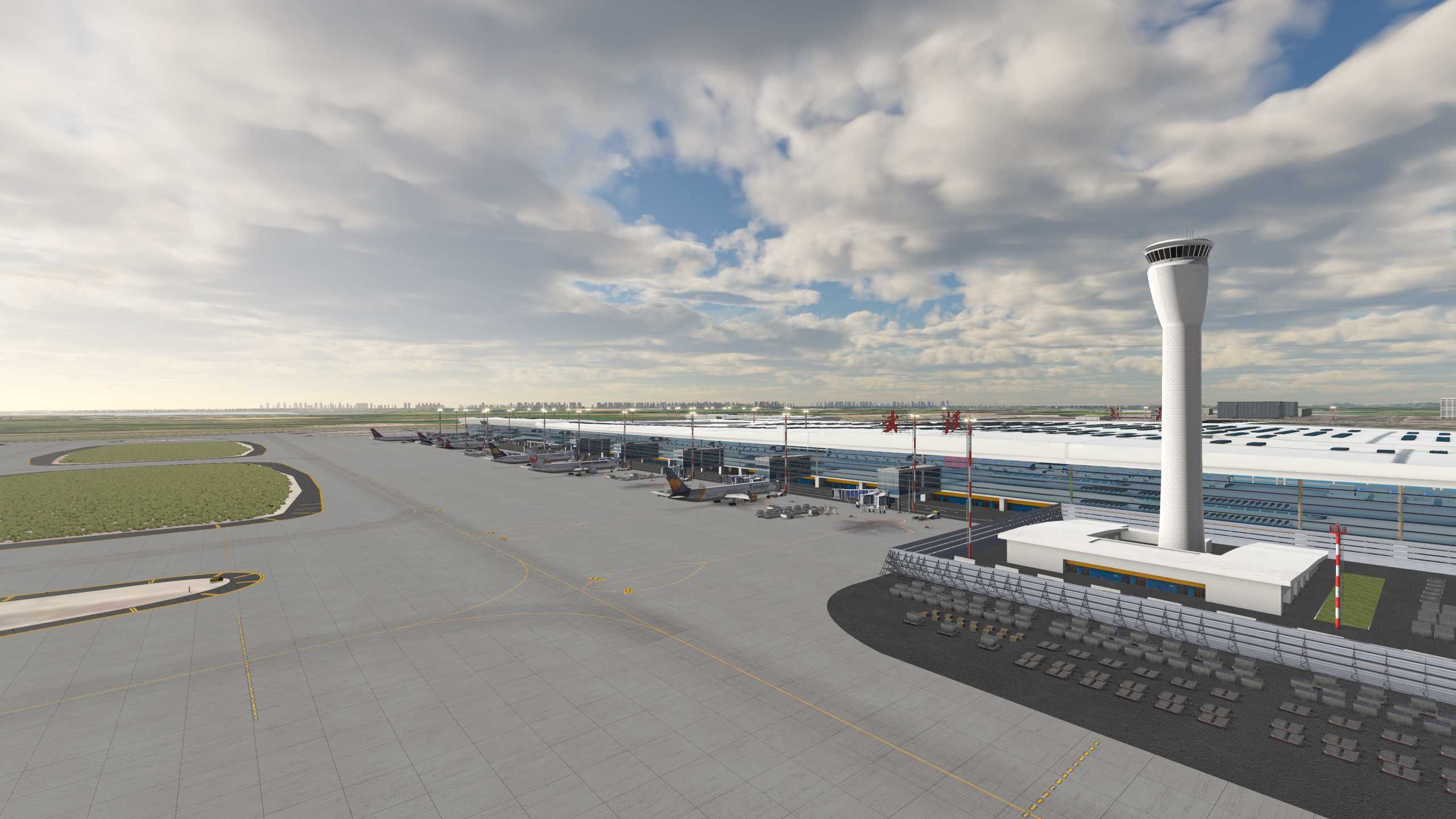 XP11 国内机场和城市地景---武汉（无卫星图）-5256 