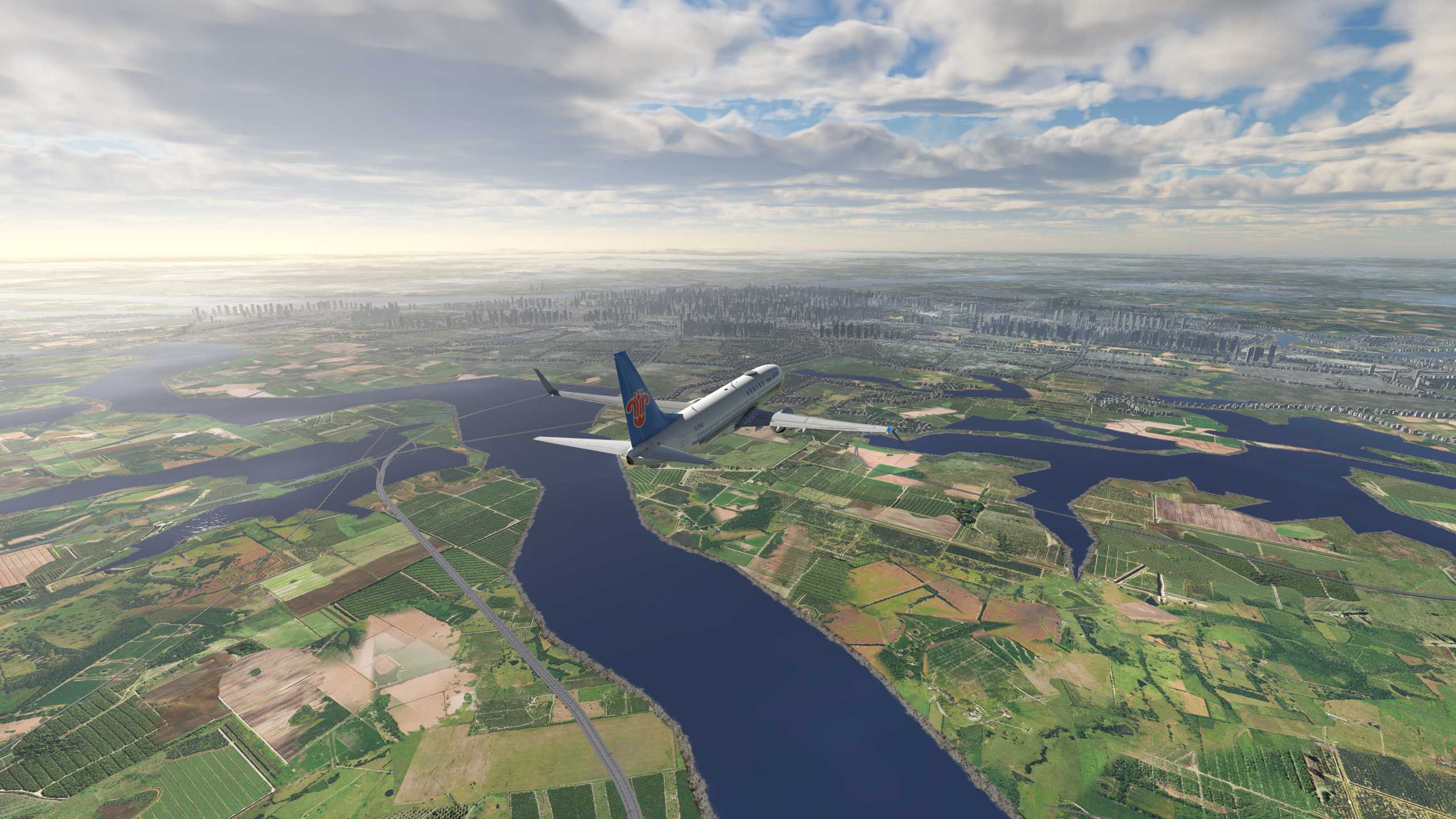 XP11 国内机场和城市地景---武汉（无卫星图）-9000 