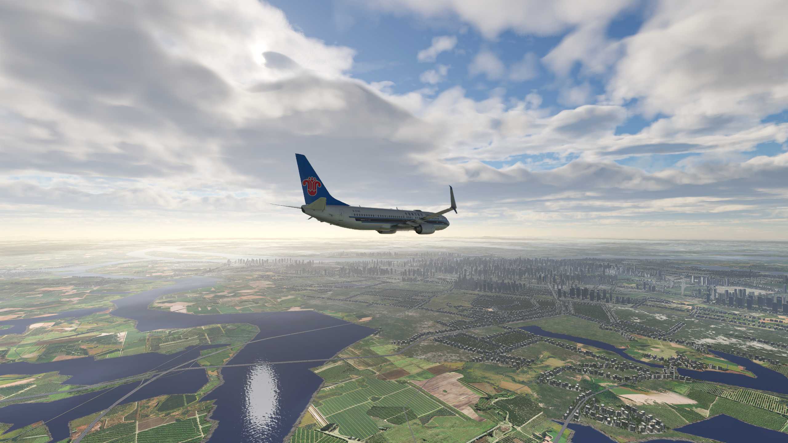XP11 国内机场和城市地景---武汉（无卫星图）-4408 